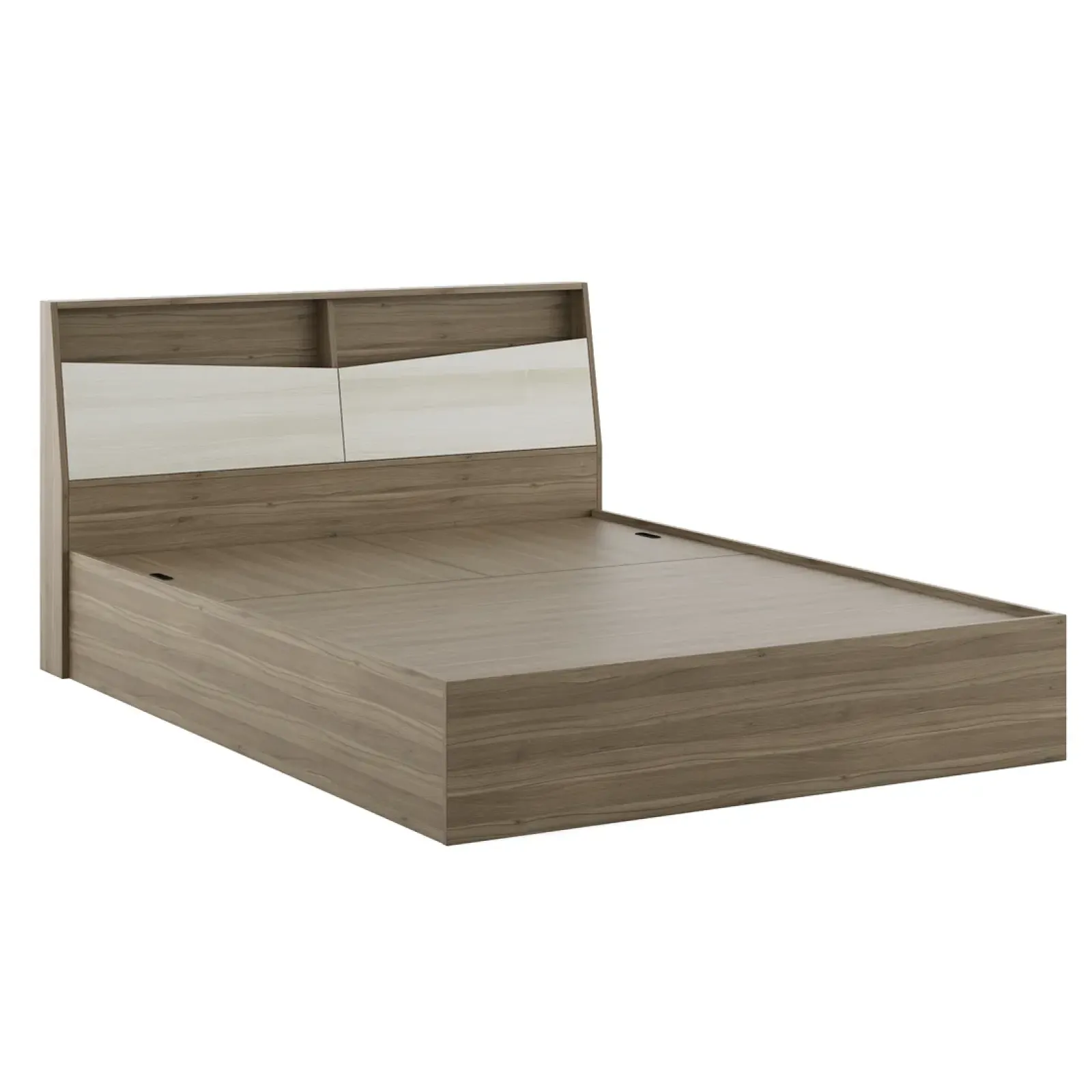 Martin King Bed With 3/4 Lifton - Lyon Walnut